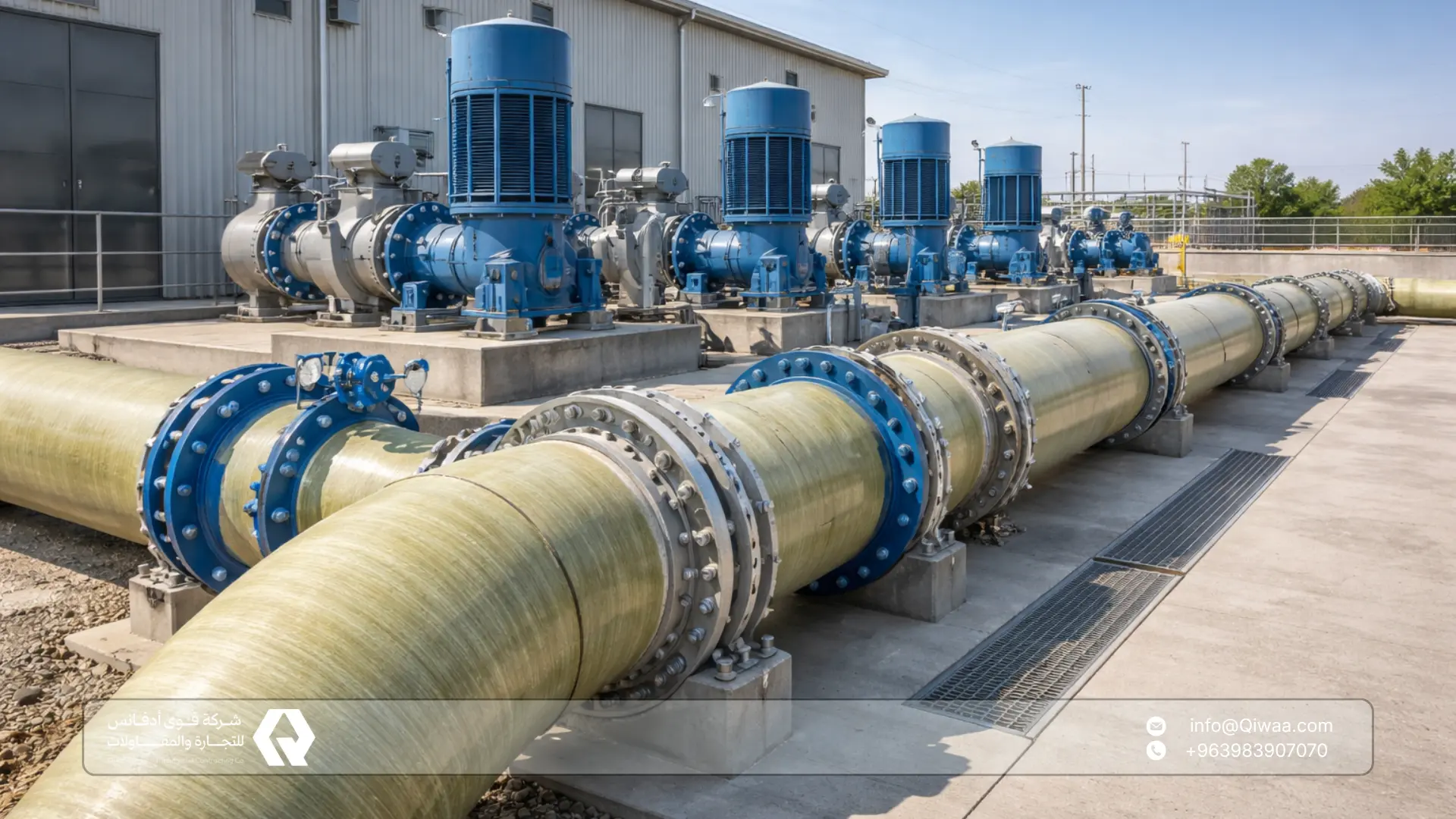 كيف تختار مورد أنابيب فايبر جلاس في سوريا نصائح قبل التعاقد مع موردين أنابيب GRP