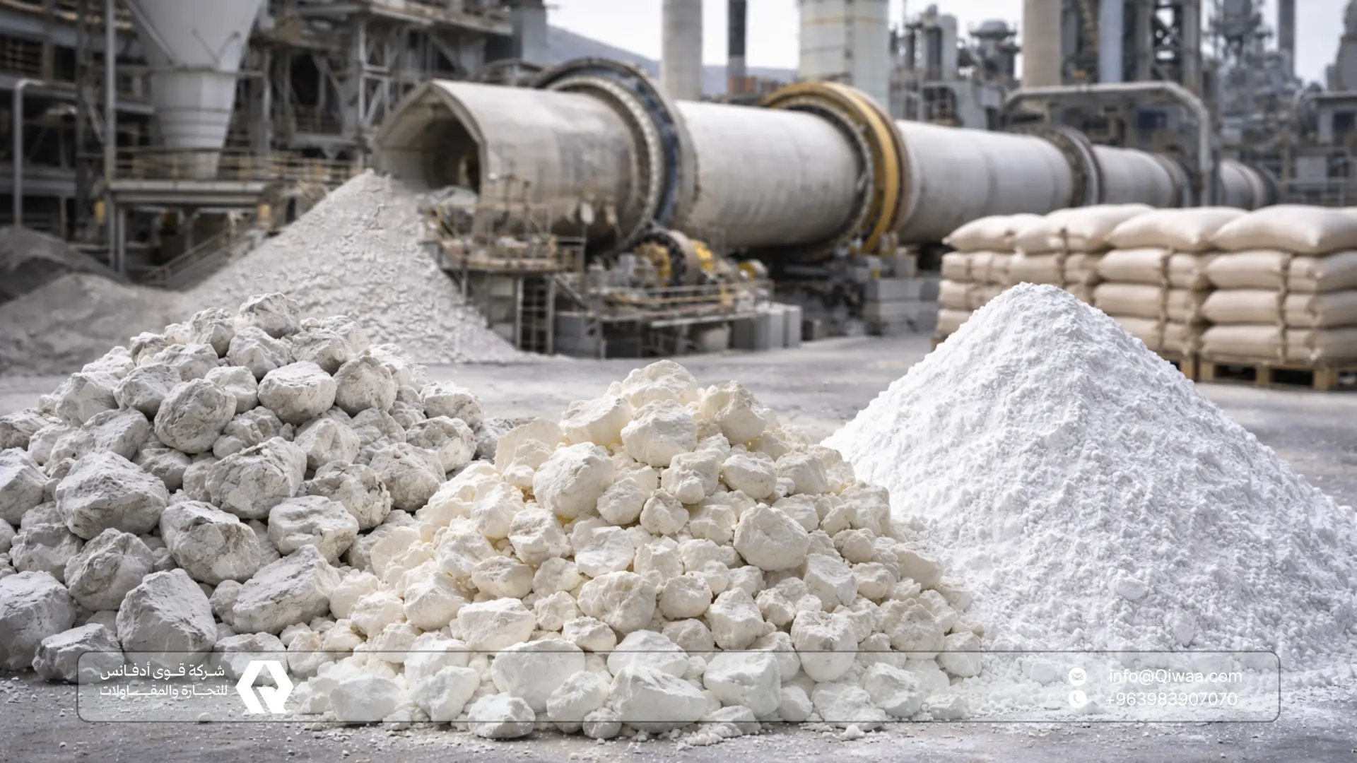 ما الفرق العملي بين الكلس الحي والمطفأ؟