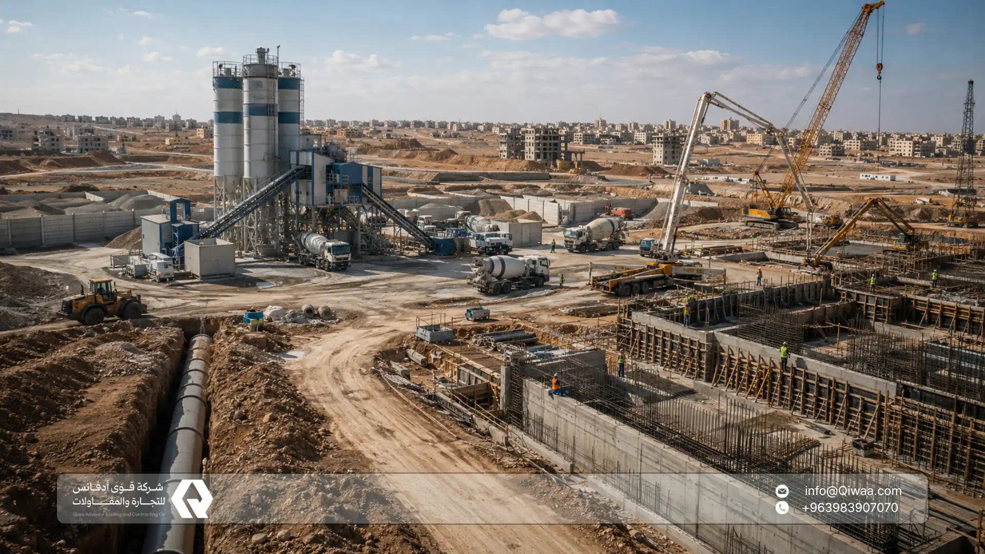 Ready-Mix Concrete Plant in Syria