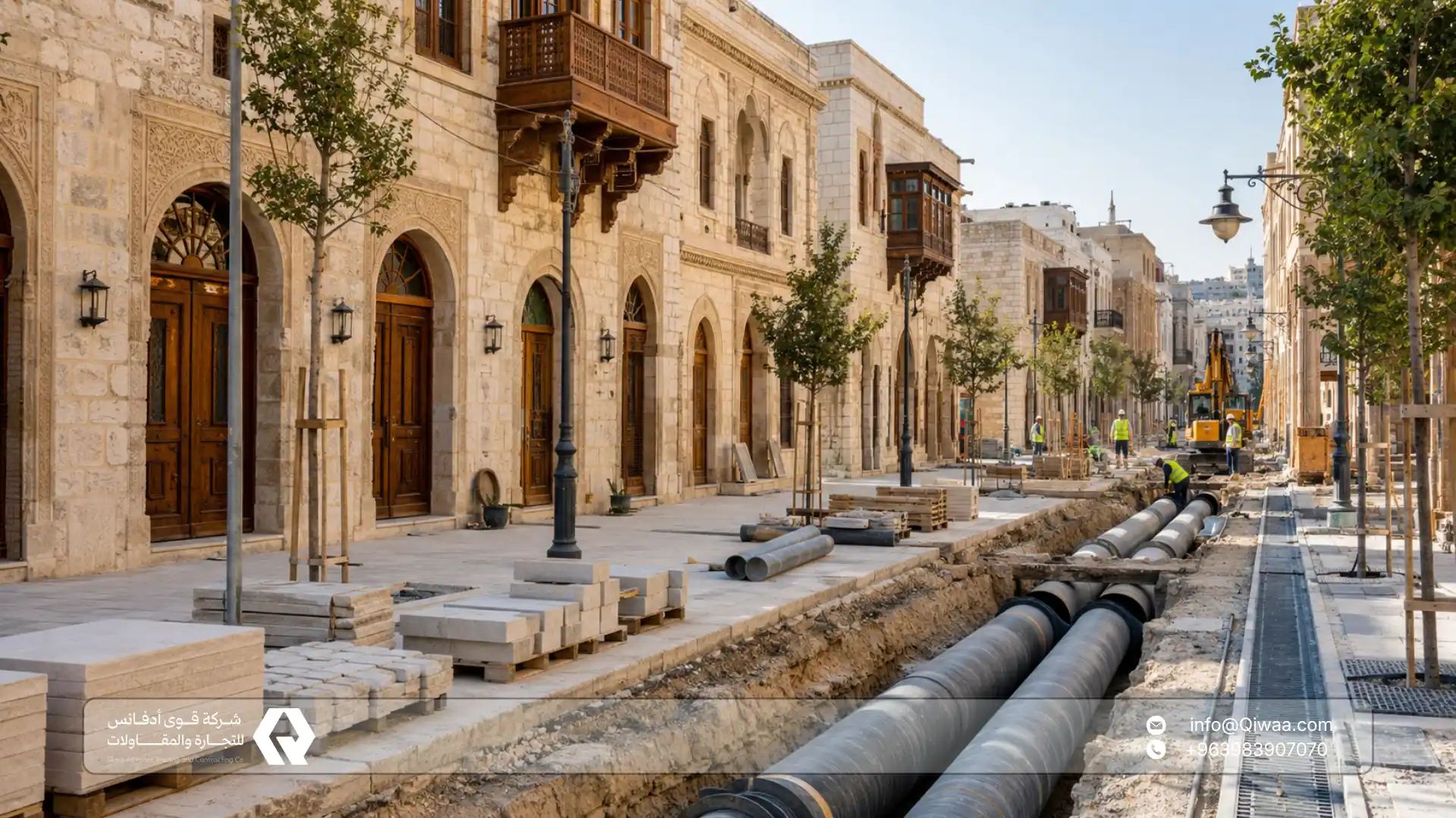 Old Damascus restoration: infrastructure projects in Damascus