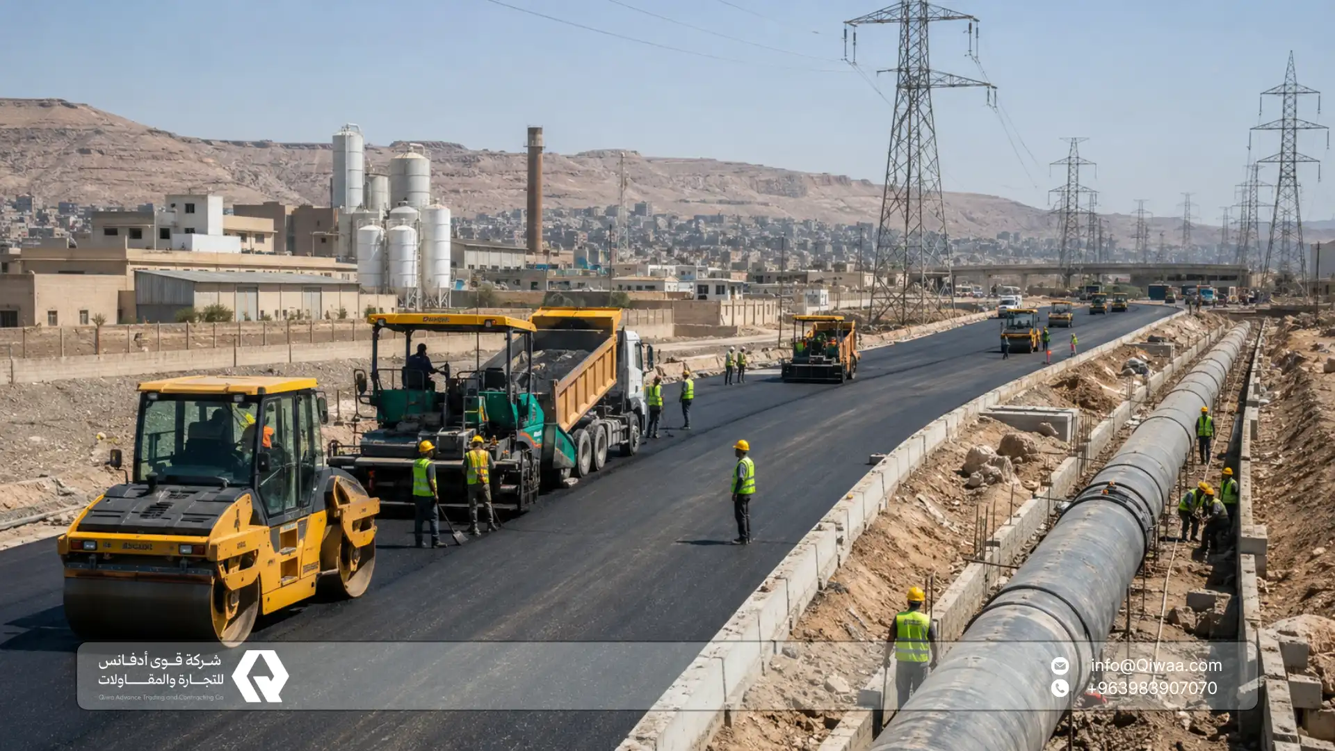 Infrastructure contracting company in Syria