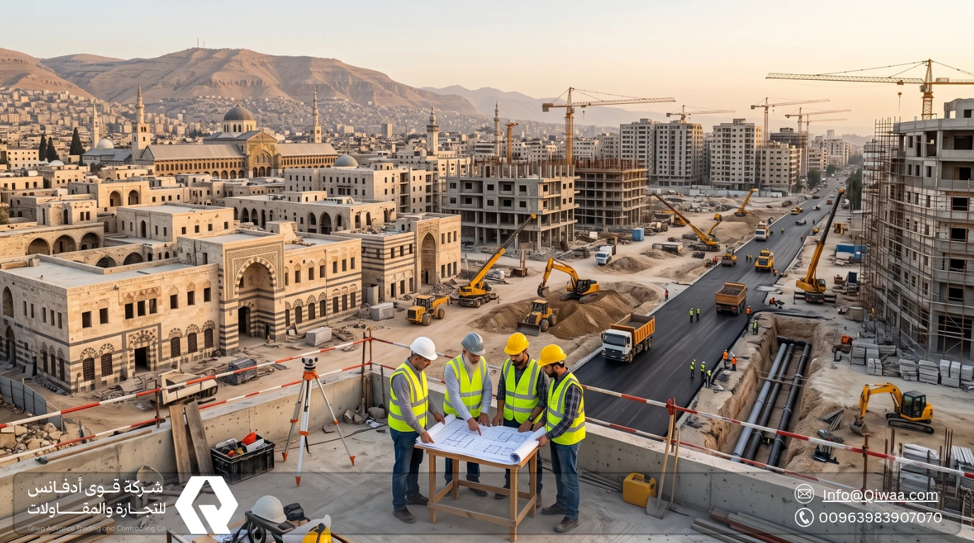 مشاريع إعادة إعمار سوريا 2026 – الفرص والتكاليف ودور منصة الإعمار