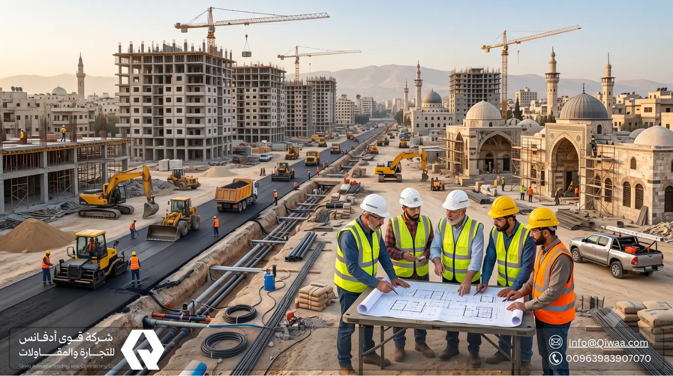 شركات اعادة الاعمار في سوريا